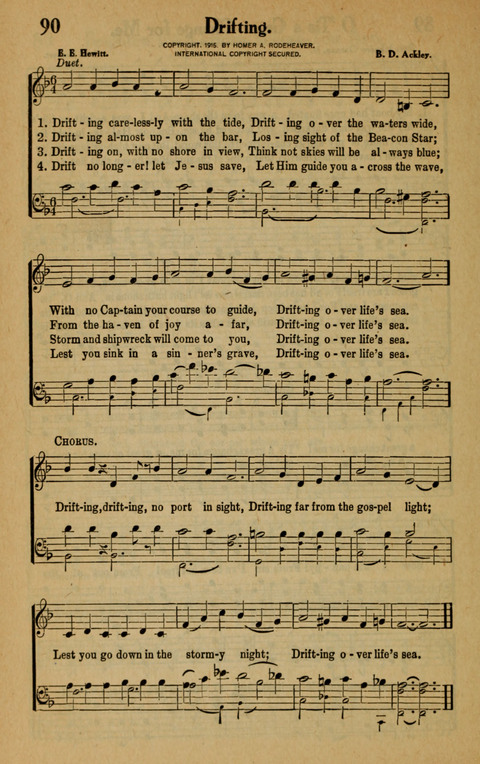 Songs of the Tabernacle: for Church, Sunday School, young people