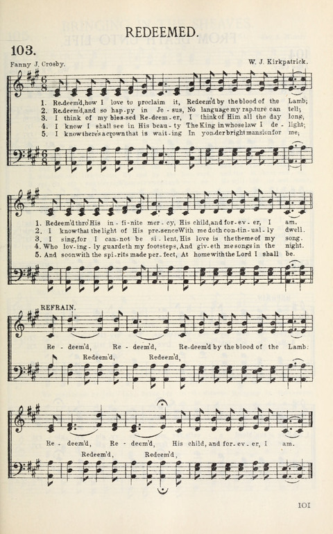 Songs of Victory: for evangelistic meetings, conferences, the home circle, and Christian worship. Along with a selection of choruses page 101