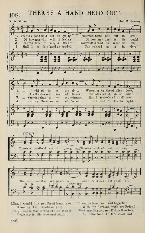 Songs of Victory: for evangelistic meetings, conferences, the home circle, and Christian worship. Along with a selection of choruses page 106