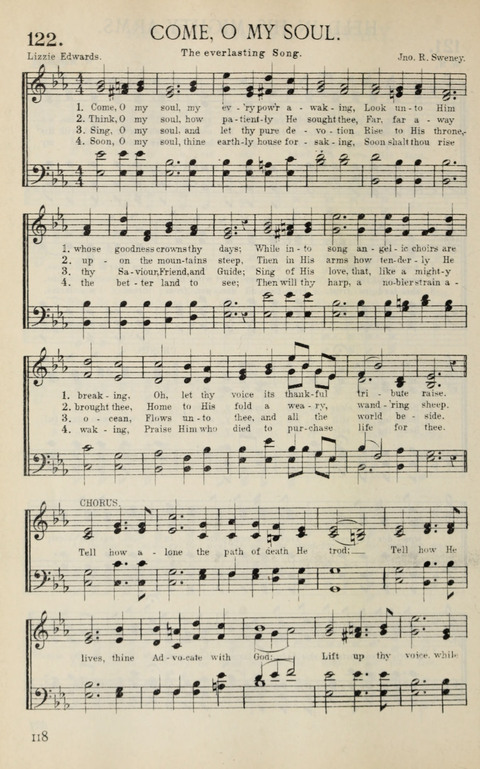 Songs of Victory: for evangelistic meetings, conferences, the home circle, and Christian worship. Along with a selection of choruses page 118