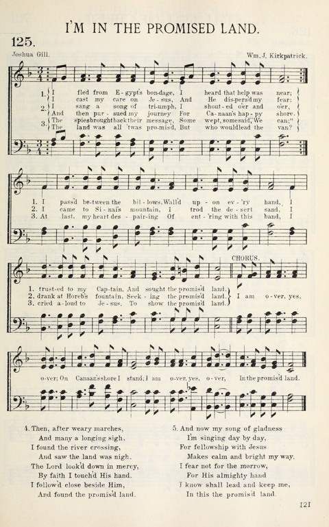 Songs of Victory: for evangelistic meetings, conferences, the home circle, and Christian worship. Along with a selection of choruses page 121