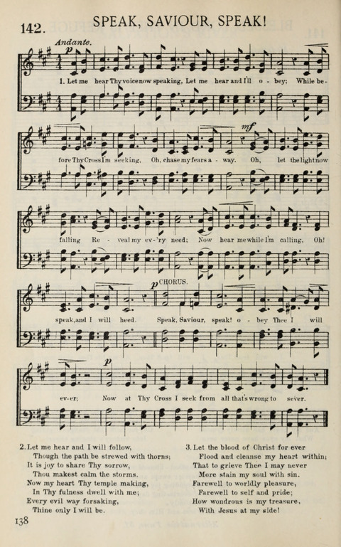 Songs of Victory: for evangelistic meetings, conferences, the home circle, and Christian worship. Along with a selection of choruses page 138