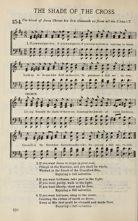 Songs of Victory: for evangelistic meetings, conferences, the home circle, and Christian worship. Along with a selection of choruses page 150