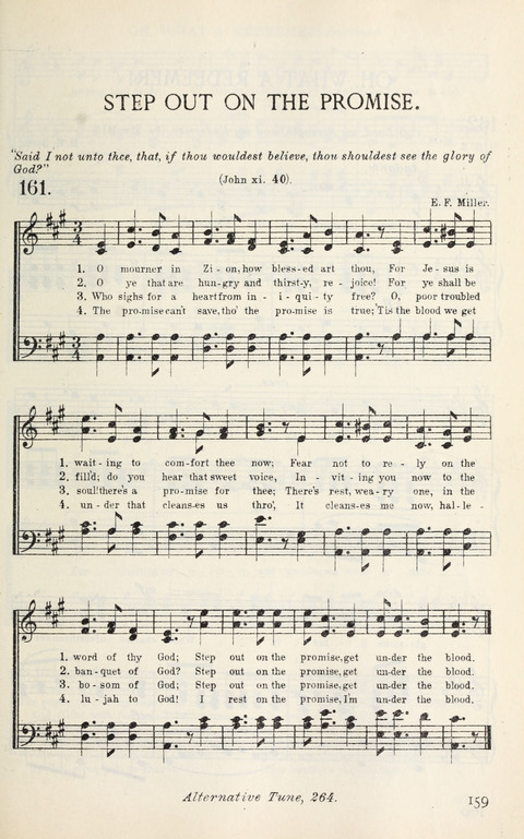 Songs of Victory: for evangelistic meetings, conferences, the home circle, and Christian worship. Along with a selection of choruses page 159