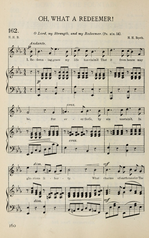 Songs of Victory: for evangelistic meetings, conferences, the home circle, and Christian worship. Along with a selection of choruses page 160