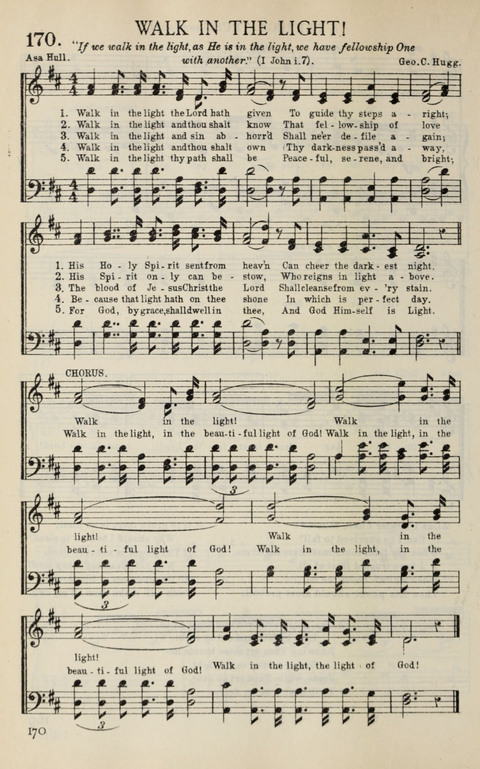 Songs of Victory: for evangelistic meetings, conferences, the home circle, and Christian worship. Along with a selection of choruses page 170