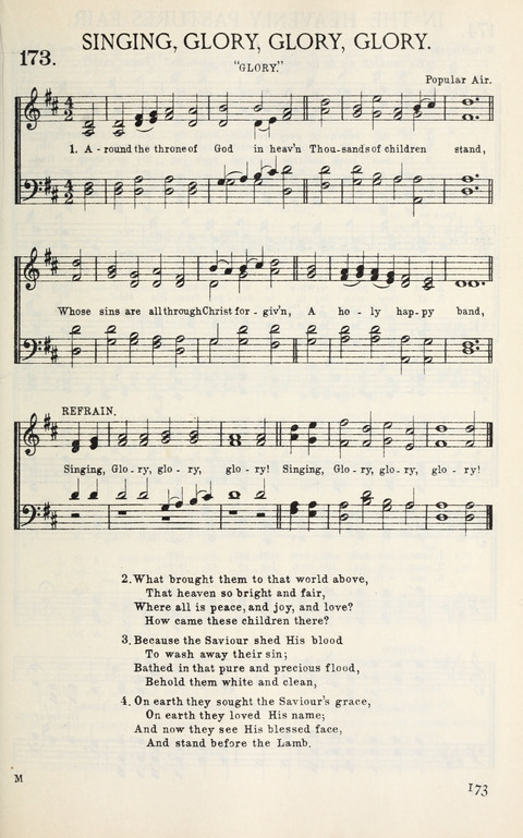 Songs of Victory: for evangelistic meetings, conferences, the home circle, and Christian worship. Along with a selection of choruses page 173