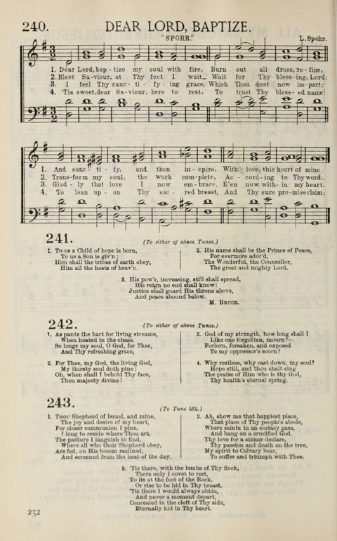 Songs of Victory: for evangelistic meetings, conferences, the home circle, and Christian worship. Along with a selection of choruses page 232