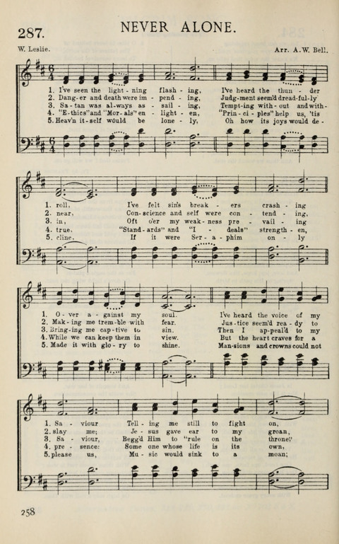 Songs of Victory: for evangelistic meetings, conferences, the home circle, and Christian worship. Along with a selection of choruses page 258