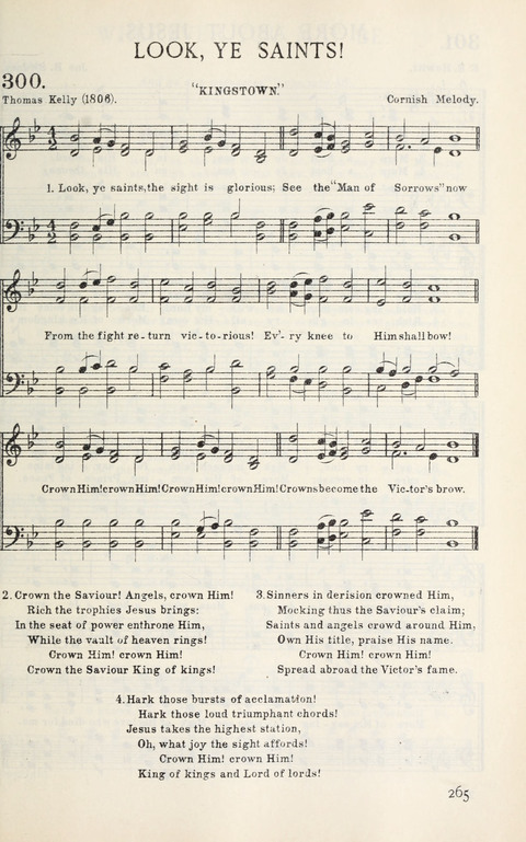 Songs of Victory: for evangelistic meetings, conferences, the home circle, and Christian worship. Along with a selection of choruses page 265