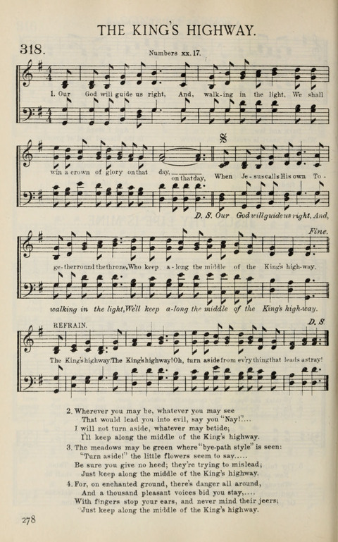 Songs of Victory: for evangelistic meetings, conferences, the home circle, and Christian worship. Along with a selection of choruses page 278