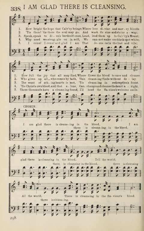 Songs of Victory: for evangelistic meetings, conferences, the home circle, and Christian worship. Along with a selection of choruses page 298