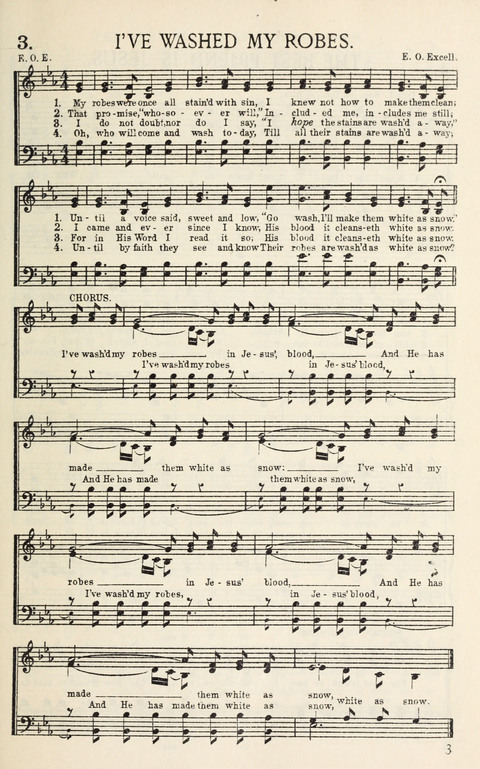 Songs of Victory: for evangelistic meetings, conferences, the home circle, and Christian worship. Along with a selection of choruses page 3