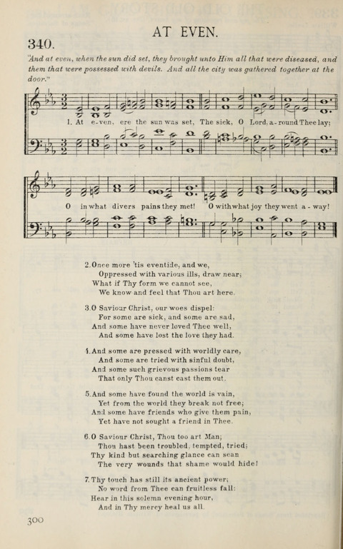 Songs of Victory: for evangelistic meetings, conferences, the home circle, and Christian worship. Along with a selection of choruses page 300