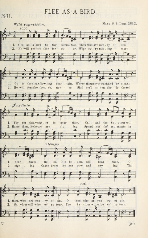 Songs of Victory: for evangelistic meetings, conferences, the home circle, and Christian worship. Along with a selection of choruses page 301