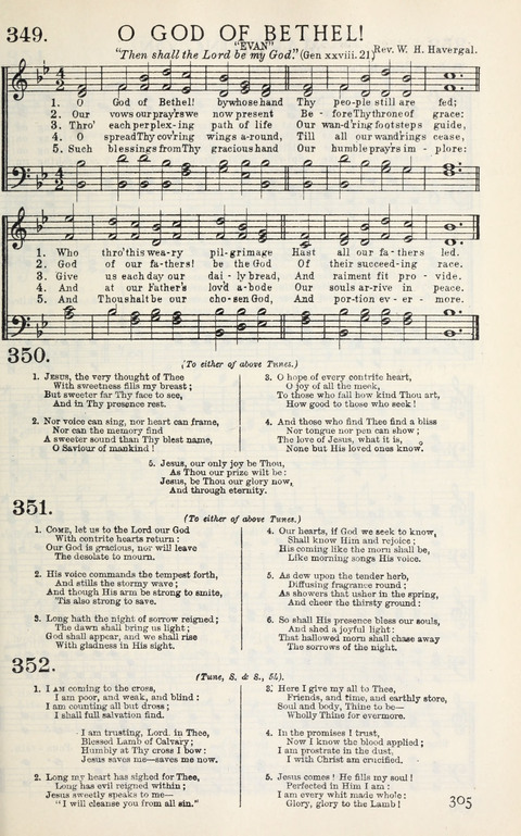 Songs of Victory: for evangelistic meetings, conferences, the home circle, and Christian worship. Along with a selection of choruses page 305