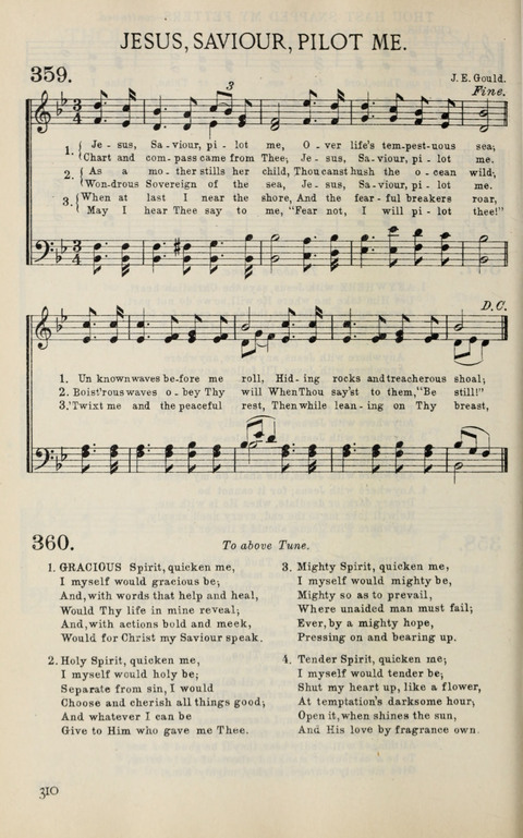 Songs of Victory: for evangelistic meetings, conferences, the home circle, and Christian worship. Along with a selection of choruses page 310