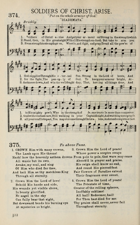 Songs of Victory: for evangelistic meetings, conferences, the home circle, and Christian worship. Along with a selection of choruses page 322