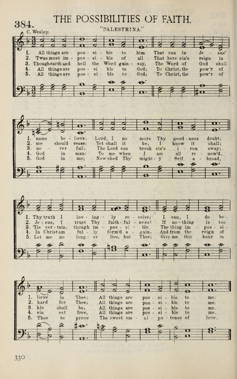 Songs of Victory: for evangelistic meetings, conferences, the home circle, and Christian worship. Along with a selection of choruses page 330