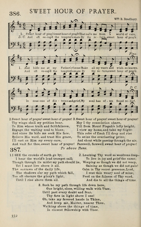 Songs of Victory: for evangelistic meetings, conferences, the home circle, and Christian worship. Along with a selection of choruses page 332