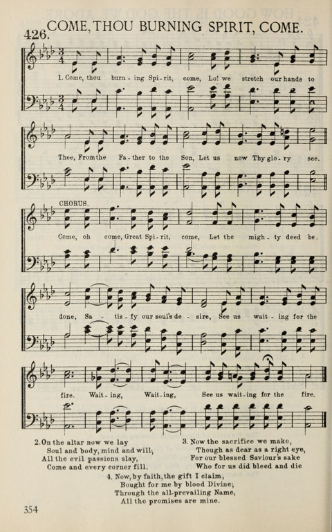 Songs of Victory: for evangelistic meetings, conferences, the home circle, and Christian worship. Along with a selection of choruses page 354