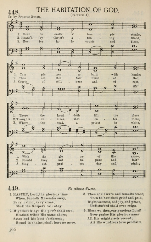 Songs of Victory: for evangelistic meetings, conferences, the home circle, and Christian worship. Along with a selection of choruses page 366