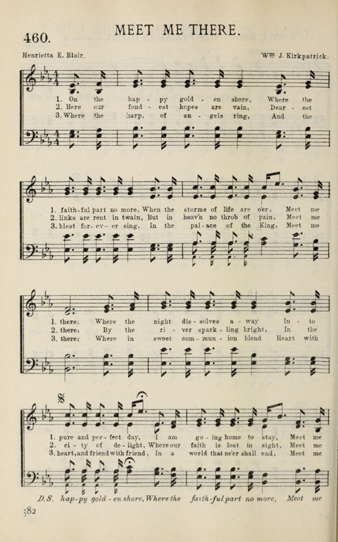 Songs of Victory: for evangelistic meetings, conferences, the home circle, and Christian worship. Along with a selection of choruses page 382