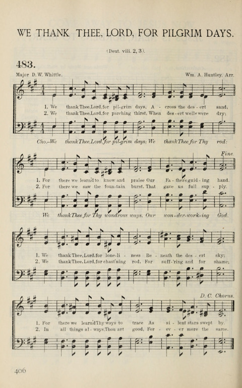 Songs of Victory: for evangelistic meetings, conferences, the home circle, and Christian worship. Along with a selection of choruses page 406