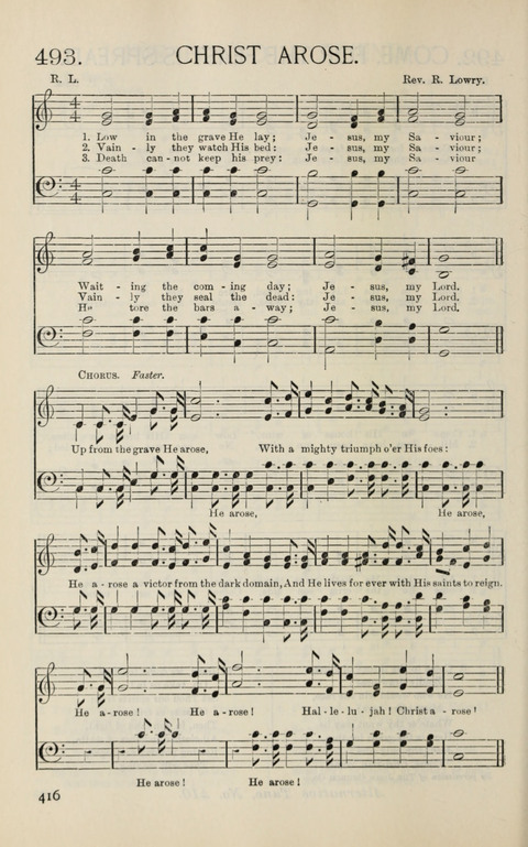 Songs of Victory: for evangelistic meetings, conferences, the home circle, and Christian worship. Along with a selection of choruses page 416