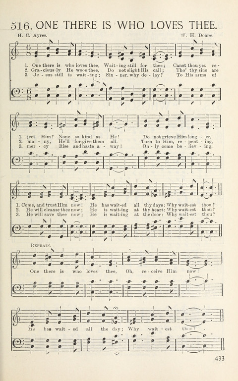 Songs of Victory: for evangelistic meetings, conferences, the home circle, and Christian worship. Along with a selection of choruses page 433