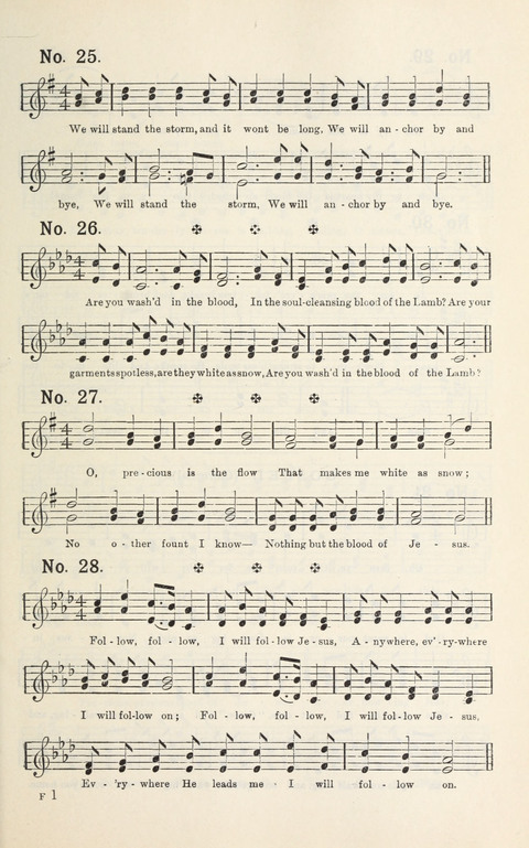 Songs of Victory: for evangelistic meetings, conferences, the home circle, and Christian worship. Along with a selection of choruses page 461