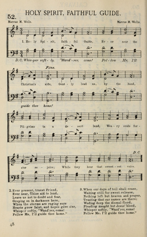 Songs of Victory: for evangelistic meetings, conferences, the home circle, and Christian worship. Along with a selection of choruses page 48