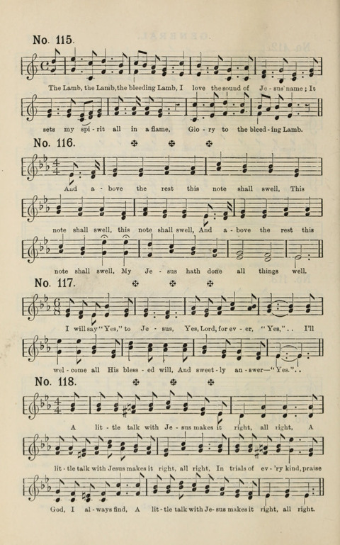 Songs of Victory: for evangelistic meetings, conferences, the home circle, and Christian worship. Along with a selection of choruses page 484