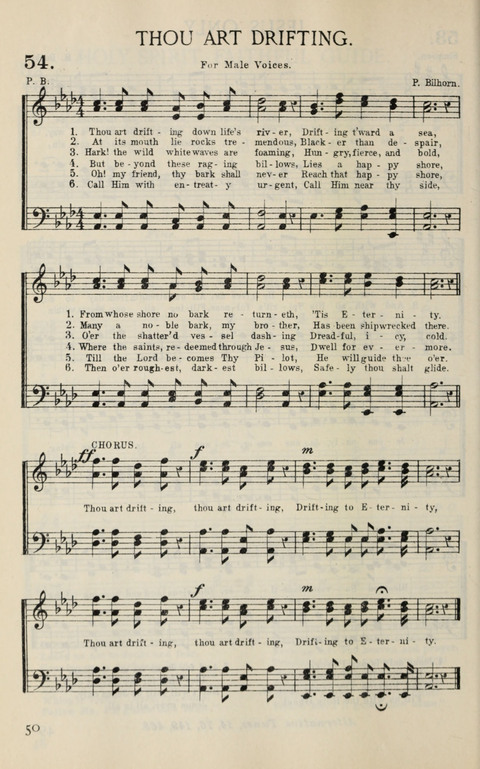 Songs of Victory: for evangelistic meetings, conferences, the home circle, and Christian worship. Along with a selection of choruses page 50