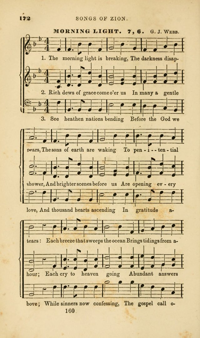 Songs of Zion: a manual of the best and most popular hymns and tunes, for social and private devotion page 167