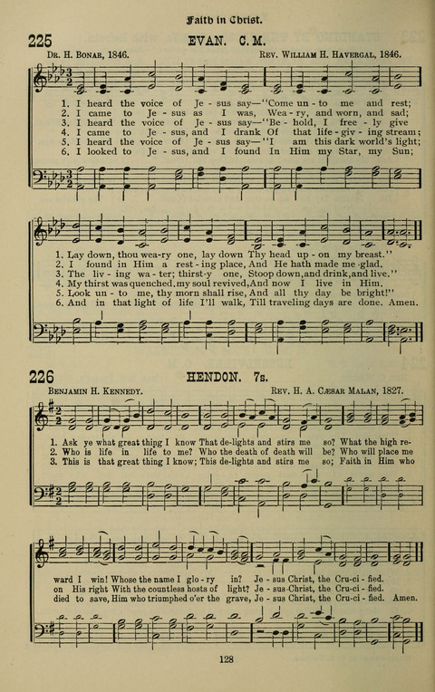 The Songs of Zion: the new official hymnal of the Cumberland Presbyterian Church page 128