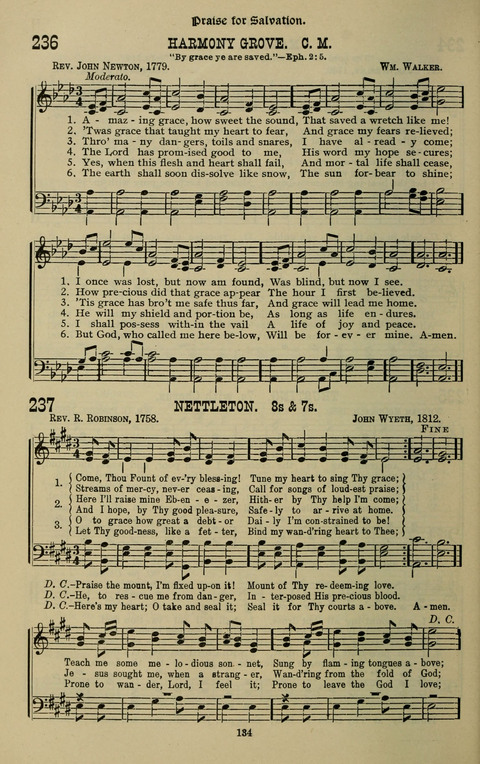 The Songs of Zion: the new official hymnal of the Cumberland Presbyterian Church page 134