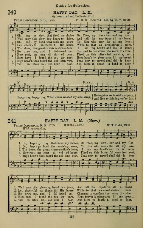 The Songs of Zion: the new official hymnal of the Cumberland Presbyterian Church page 136