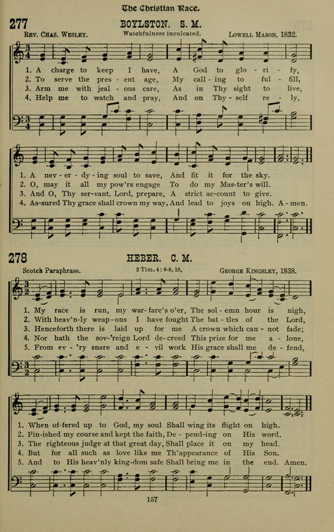 The Songs of Zion: the new official hymnal of the Cumberland Presbyterian Church page 157