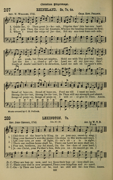 The Songs of Zion: the new official hymnal of the Cumberland Presbyterian Church page 162