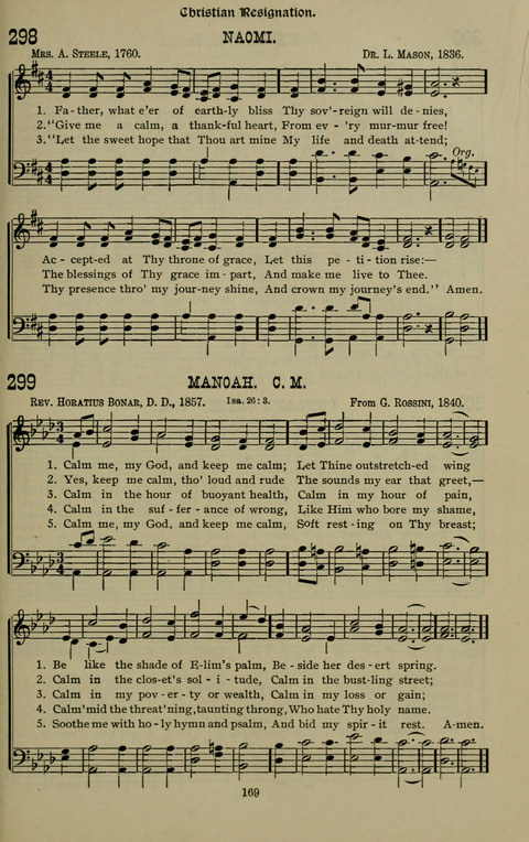 The Songs of Zion: the new official hymnal of the Cumberland Presbyterian Church page 169