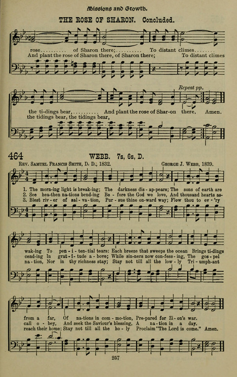 The Songs of Zion: the new official hymnal of the Cumberland Presbyterian Church page 257