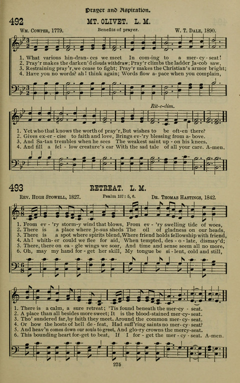 The Songs of Zion: the new official hymnal of the Cumberland Presbyterian Church page 275