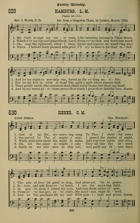 The Songs of Zion: the new official hymnal of the Cumberland Presbyterian Church page 296