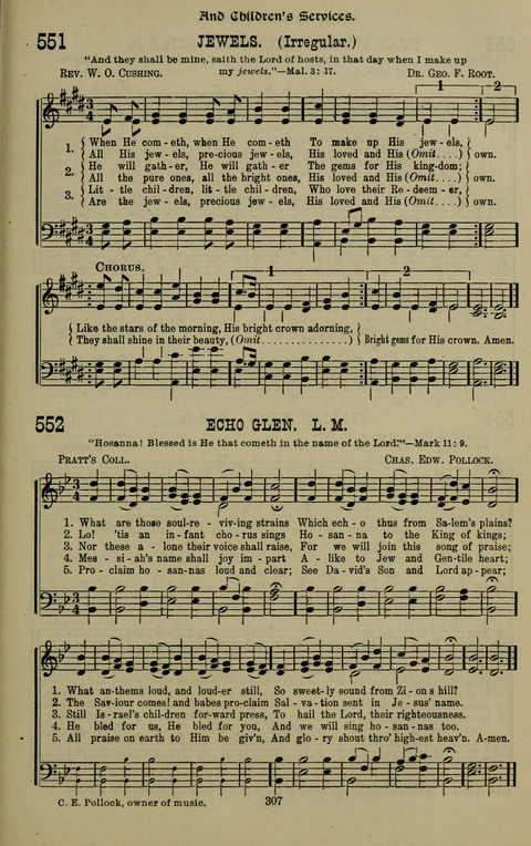 The Songs of Zion: the new official hymnal of the Cumberland Presbyterian Church page 307