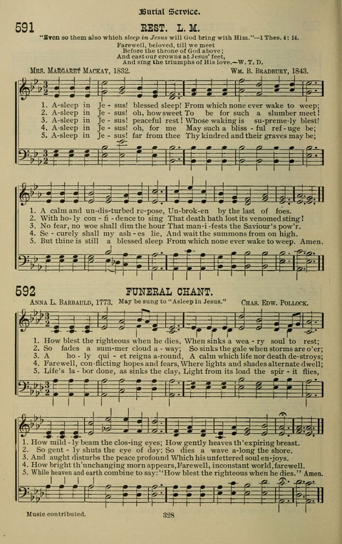 The Songs of Zion: the new official hymnal of the Cumberland Presbyterian Church page 328