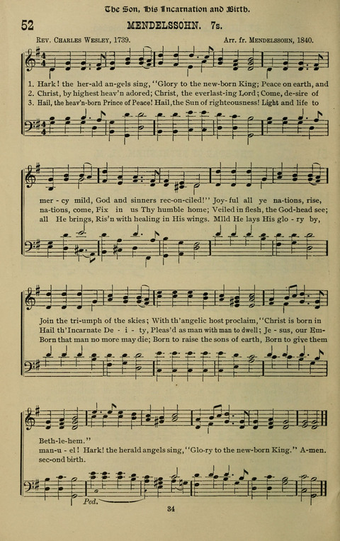 The Songs of Zion: the new official hymnal of the Cumberland Presbyterian Church page 34