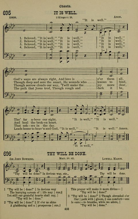 The Songs of Zion: the new official hymnal of the Cumberland Presbyterian Church page 403