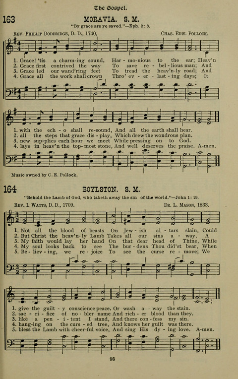 The Songs of Zion: the new official hymnal of the Cumberland Presbyterian Church page 95