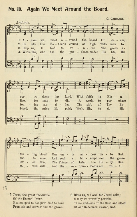 The Songs of Zion: A Collection of Choice Songs page 10